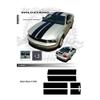 CarBeyondStore Ford Mustang 2005 to 2009 Wildstang Matte Black Body Graphic Kit view 1