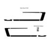 CarBeyondStore Ford Mustang 2005 to 2009 Boss Style Matte Black Side Graphic Kit view 2
