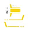 CarBeyondStore Ford Mustang 2005 to 2009 Fastback 2 Bright Yellow Body Graphic Kit view 2