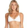 Billabong Women's Sunny Rib Tri Bikini Top White X-Large/14 view 1