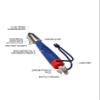 DeckMate 6-in-1 Boat Tool, Includes 2 Deck Keys, Shackle Key, Zipper Pull, Screwdriver, and Hex Tool view 3