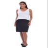 Gemsli Women's Comfort, Reversible Cotton Top Full Slip, Cling Free FK308-36 Bust (41" Length) White/Black view 1