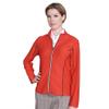 Monterey Club Women's Lightweight Honeycomb Emboss Texture Golf Jacket #2757 (FireBrick/Coconut, Small) view 1