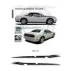 CarBeyondStore Compatible with Dodge Challenger 2008 to 2010 Gloss Black Duel Side Stripes Graphic Kit view 1