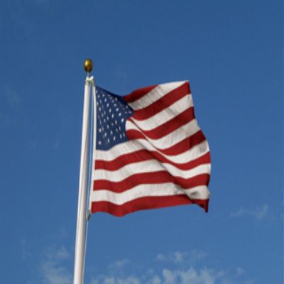 2 1/2' x 4' Sun-Brite Nylon US Flag