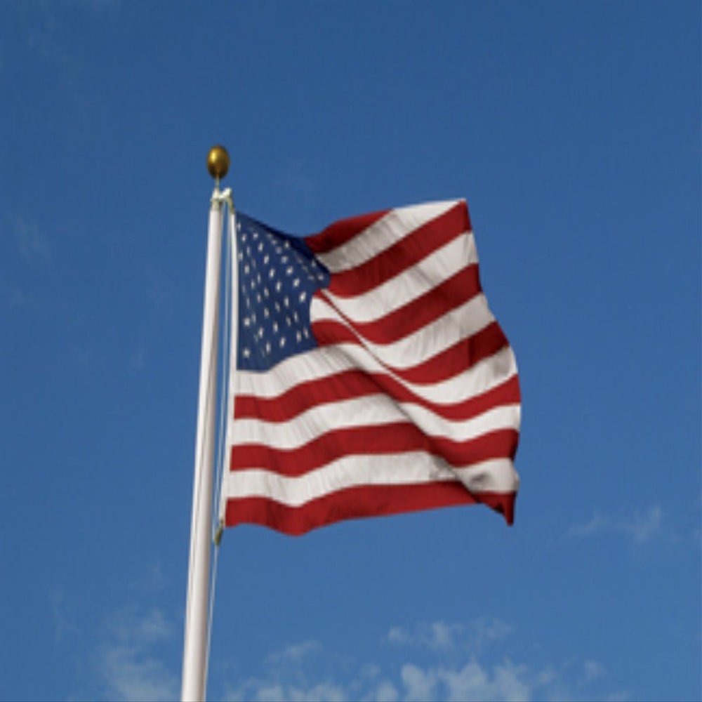 2 1/2' x 4' Sun-Brite Nylon US Flag