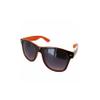 Fashion Eyewear Style Sunglasses, Black-Orange/Grey view 1