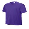 SPORT-TEK Youth PosiCharge Competitor Tee | Athletic Shirt for Active Boys & Girls, Lightweight Summer Clothing for Kids Purple view 3