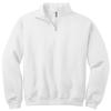 50/50 Blend Quarter-Zip Cadet Collar Sweatshirt by Jerzees view 1