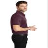 Port Authority Silk Touch Performance Polo Shirt, Maroon, M view 2