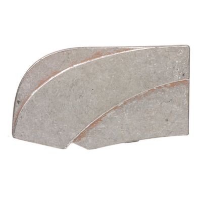 1 1/2" (38 MM) Clamping Rectangular Silver Belt Buckle