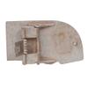 1 1/2" (38 MM) Clamping Rectangular Silver Belt Buckle view 2