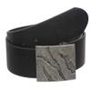1 1/2" Clamp On Rectangular Buckle with Free Belt Strap Size: M-34 Color: Black view 1