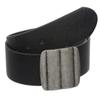 1 1/2" Clamp On Rectangular Buckle with Free Belt Strap Size: M-34 Color: Black view 1
