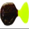 DOA Cal Air Head 351 Lure in Chartreuse, 5 in. view 1