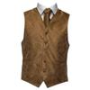 Amanti - Men's 4pc Set Paisley Tuxedo Vest - Light Brown, XX-Large view 1
