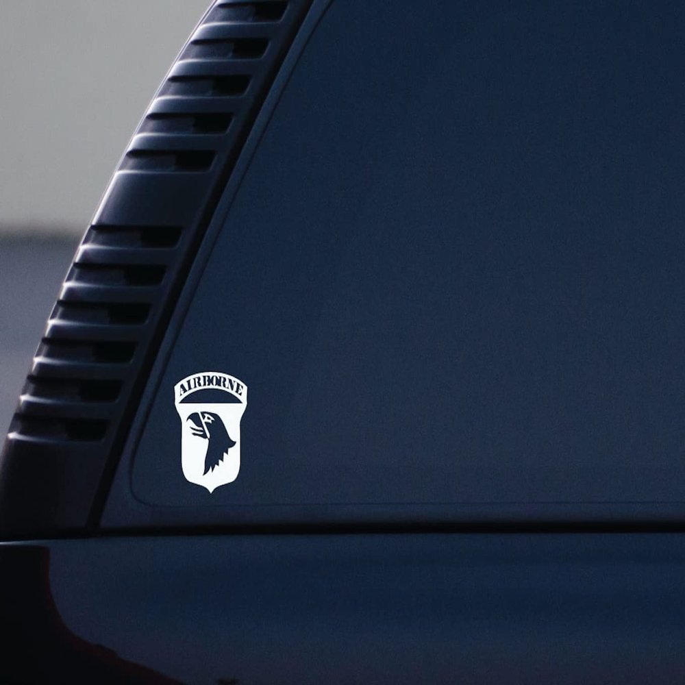 101st Airborne Screaming Eagles Vinyl Decal Small