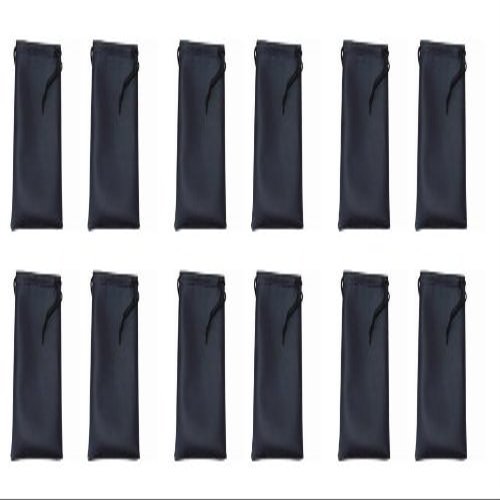 12 Micro Fiber Bags w/Double Drawstring