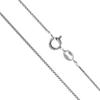 Honolulu Jewelry Company 925 Sterling Silver 1mm Box Chain Necklace for Women Tarnish Resistant - Made in Italy (16 Inches) view 2