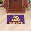 FANMATS 14564 NCAA - LSU Tigers Man Cave Starter Mat Accent Rug - 19in. x 30in. | Sports Fan Home Decor Rug and Tailgating Mat view 2