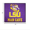 FANMATS 14564 NCAA - LSU Tigers Man Cave Starter Mat Accent Rug - 19in. x 30in. | Sports Fan Home Decor Rug and Tailgating Mat view 3