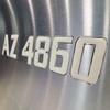 3D Raised Boat & Jet ski Registration Numbers/Domed Registration Letters 16 PCS Sport Style view 2