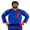 KEIKO SPORTS Gold Weave Kimono (Gi) - Blue - A2 view 1