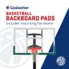 Goalsetter Basketball Backboard Edge Pads for Added Player Safety (Multiple Colors and ) view 2