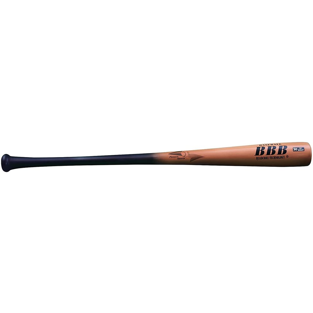 Pinnacle Sports Adult BamBooBat (Black Handle/Black Barrel), 33-Inch/30-Ounce