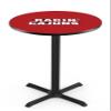 Holland Bar Stool Co. L211-42" Black Wrinkle Louisiana-Lafayette Pub Table view 1