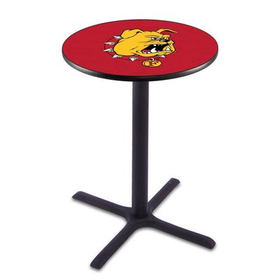 Holland Bar Stool Co. L211-36" Black Wrinkle Ferris State Pub Table