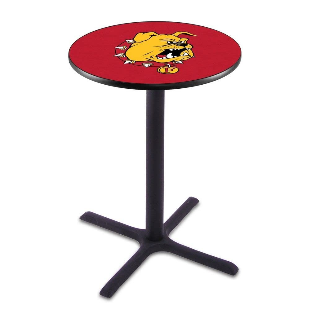 Holland Bar Stool Co. L211-36" Black Wrinkle Ferris State Pub Table