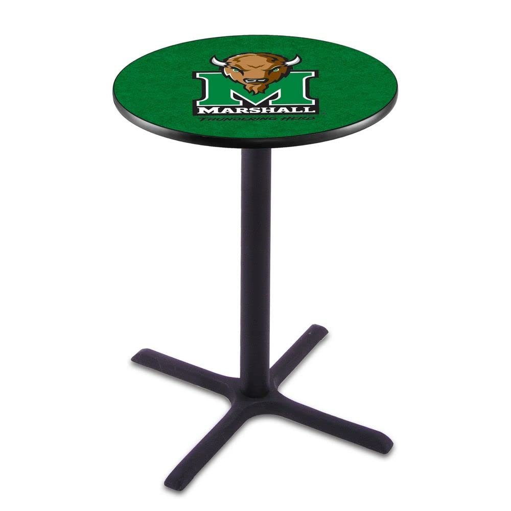 Holland Bar Stool Co. L211-36" Black Wrinkle Marshall Pub Table with 36" Dia. top