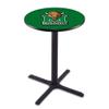 Holland Bar Stool Co. L211-36" Black Wrinkle Marshall Pub Table with 36" Dia. top view 1