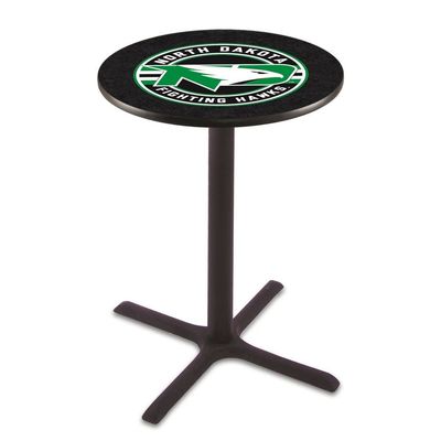 Holland Bar Stool Co. L211-36" Black Wrinkle North Dakota Pub Table with 36" Dia. top