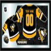 Holland Bar Stool Co. Pittsburgh Penguins Jersey Mirror Art, Black view 1