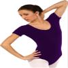 Eurotard 10475 Adult Short Sleeve Leotard view 1