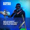 Scuba Choice 12" Stainless Steel Pole Spear Tip 8mm Female Single Barb Head  Durable Replacement Spearfishing Tip for Cold Water & Ice Fishing (Thread Diameter: 14.2mm, line: 1.25mm) view 3
