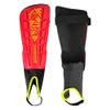 Vizari Malaga Soccer Shin Guards for Kids | Soccer Gear for Boys Girls | Protective Soccer Equipment | Adjustable Straps- Red, XS Size view 1