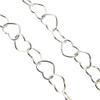 Dreambell 12 inches .925 Sterling Silver 5mm Heart Link Chain Bead/Findings view 1