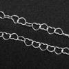 Dreambell 12 inches .925 Sterling Silver 5mm Heart Link Chain Bead/Findings view 2