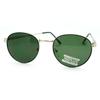Black Silver Petite Round Sunglasses Thin Metal Frame Vintage Fashion view 1
