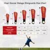 VIZARI Malaga Soccer Shinguard | Durable Soccer Shin Guard with Tough Protection & Elastic Straps | Breathable, Moisture-Wicking Youth Soccer GearProduct view 3