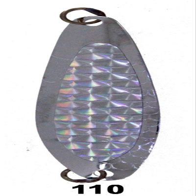 Silver Horde 4141111110#4 Kingfisher Lite Chrome/Silver Spectra