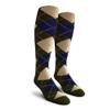Golf Knickers Colorful Knee High Argyle Cotton Socks For Men Women and Youth - D: Olive/Navy/Khaki - Mens view 1