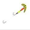 Mack's Lure 60045 Cha - Crawler Rig (Black Hooks) Chartreuse Black Tiger view 1