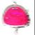 Mack's Lure 41124 Sling Blade Shattered Eye Nickel/Pink