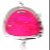 Mack's Lure 41124 Sling Blade Shattered Eye Nickel/Pink