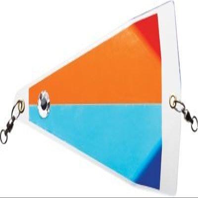 Yakima Bait Big ALS Medium (8") Fish Flash- Org/Pearl