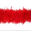 80 Gram Chandelle Feather Boa - RED 2 Yards view 3